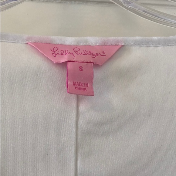 White lace Lily Pulitzer mini dress - Picture 3 of 5